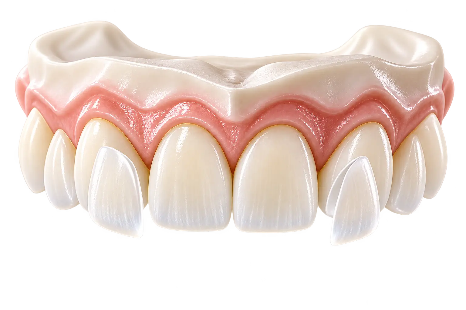 Ilustração de estética do sorriso
